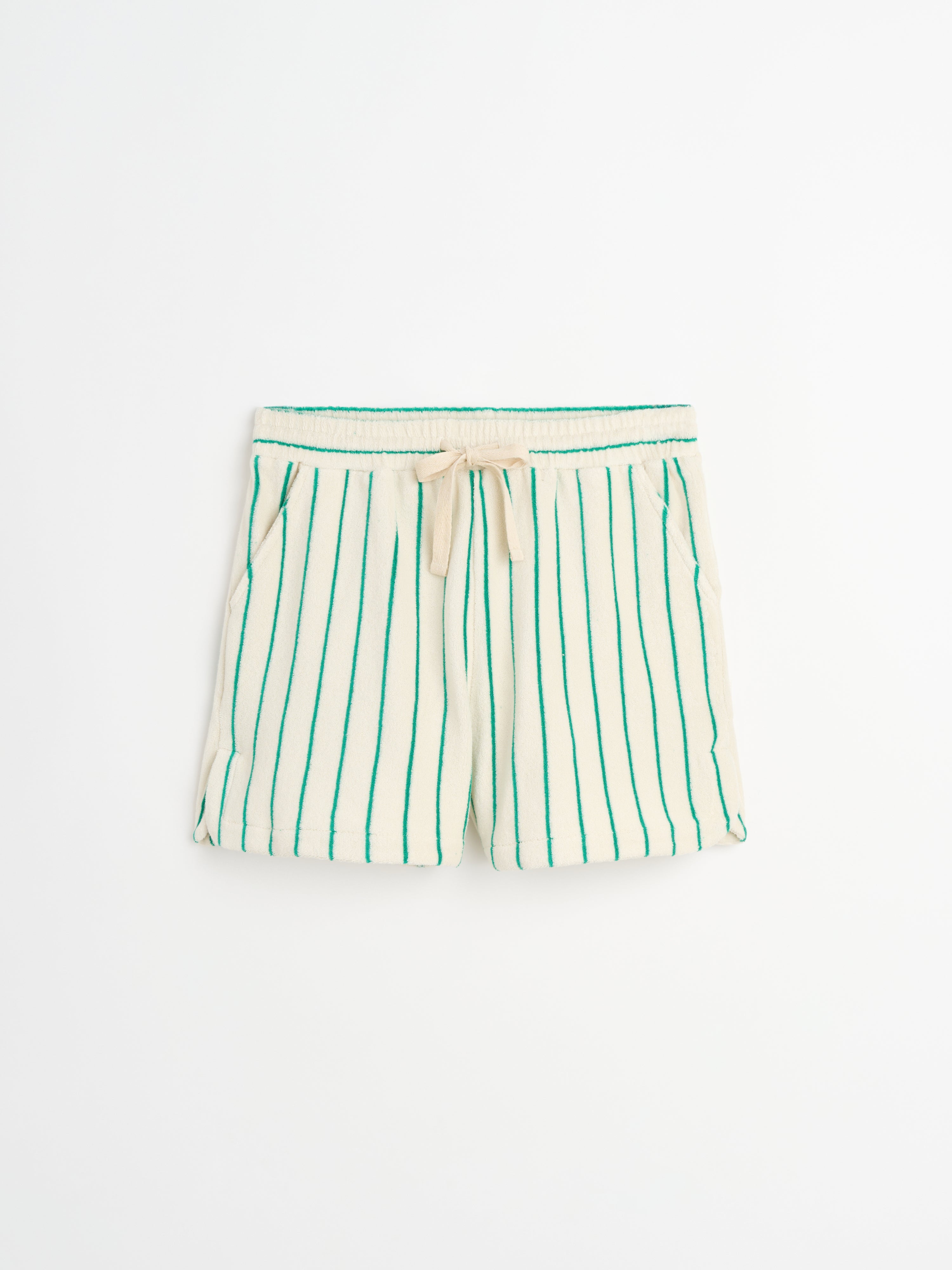 Naram Gym Shorts, pure white & grass