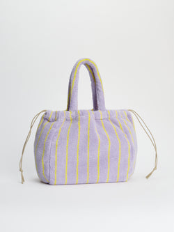 Naram Handbag Small, lilac & neon yellow
