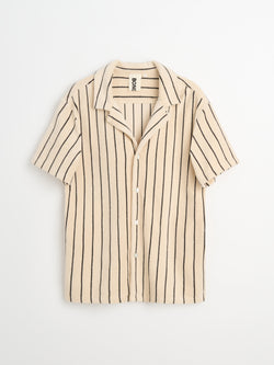 Naram Shirt, creme & ink