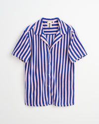 Naram Shirt, dazzling blue & rose