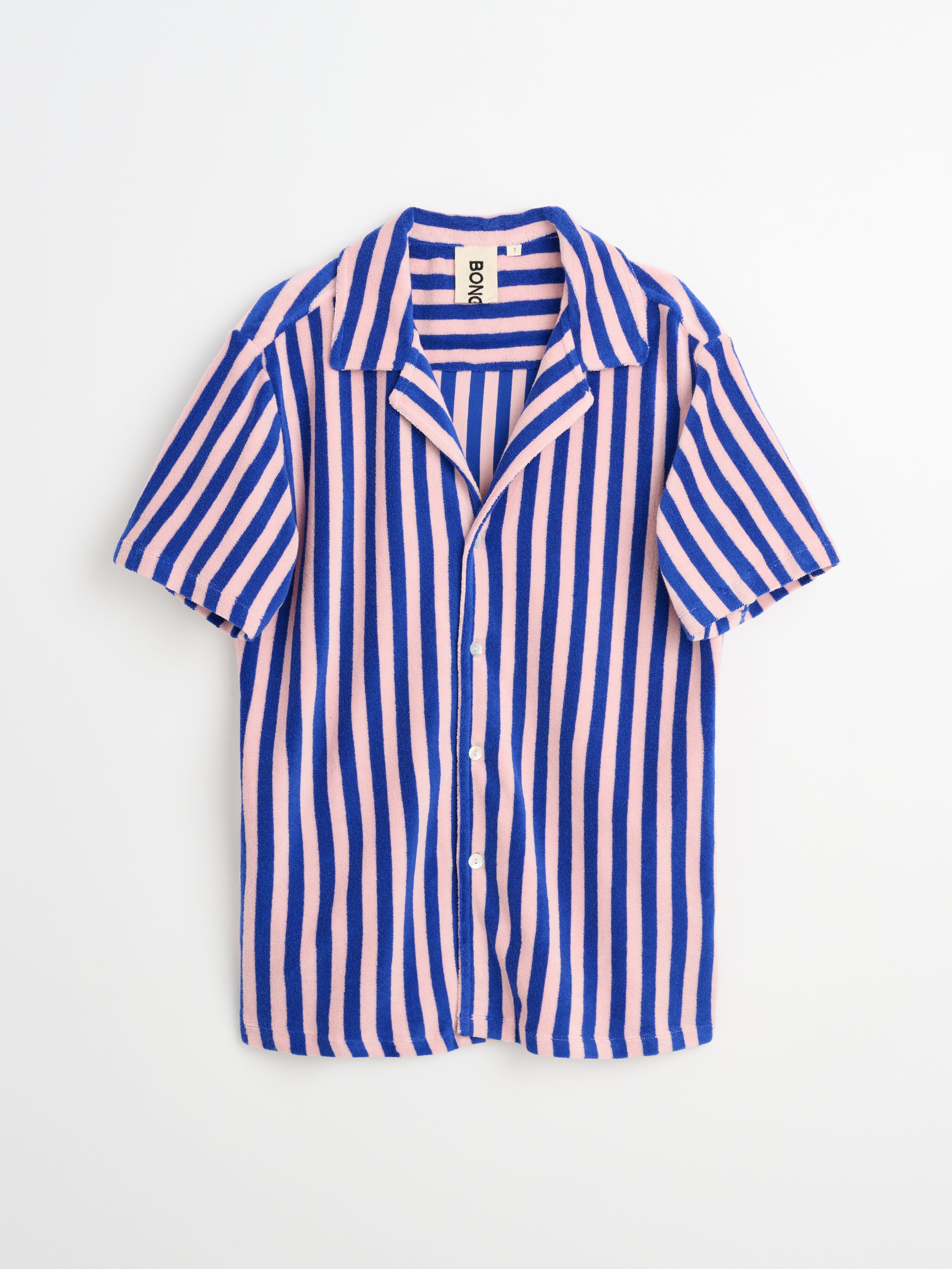 Naram Shirt, dazzling blue & rose