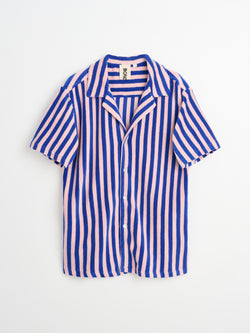 Naram Shirt, dazzling blue & rose