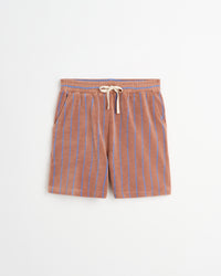 Naram Shorts, camel & ultramarine