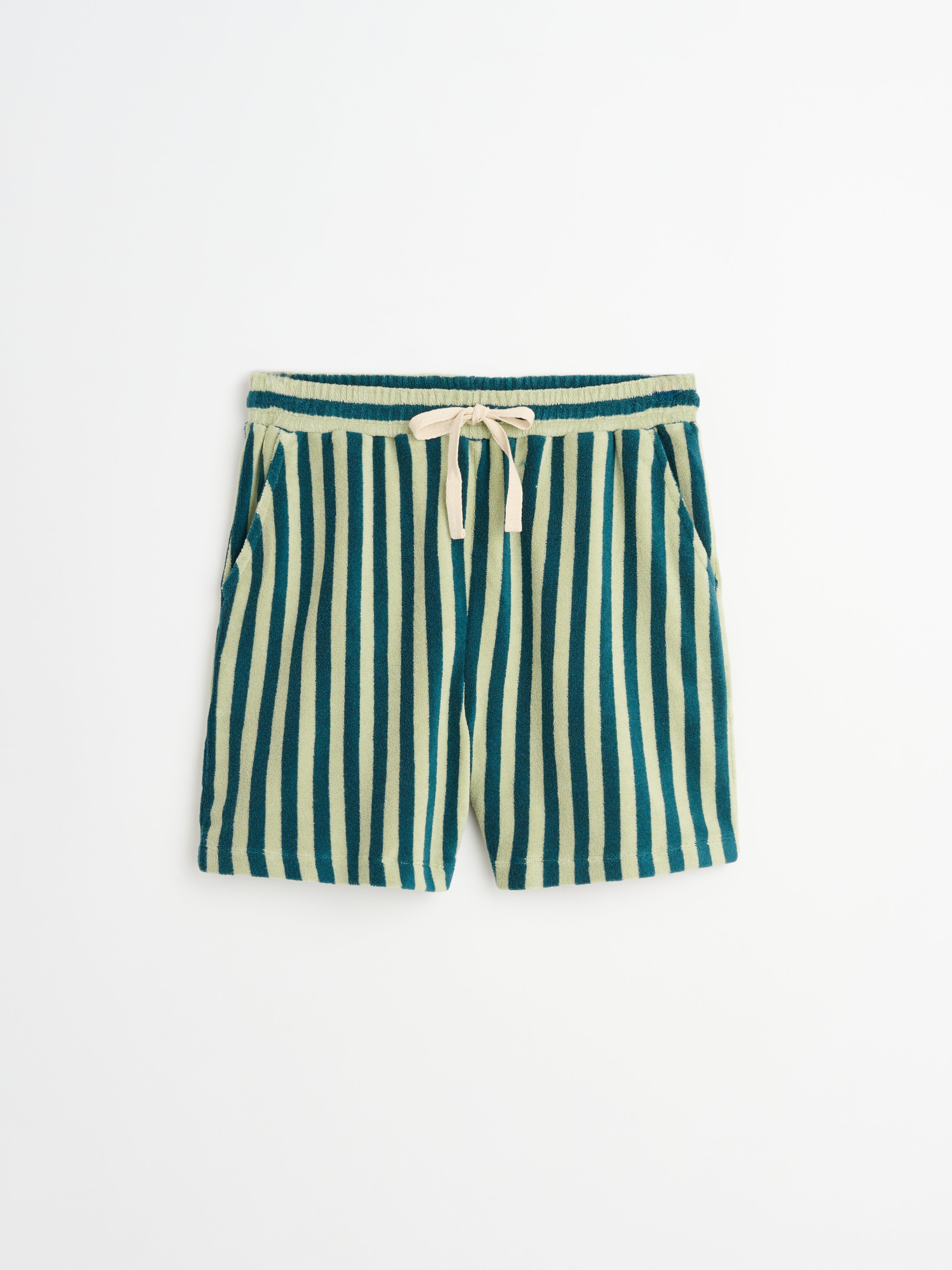 Naram Shorts, sea foam & deep teal
