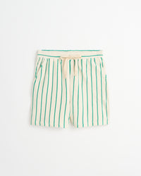 Naram Shorts, pure white & grass