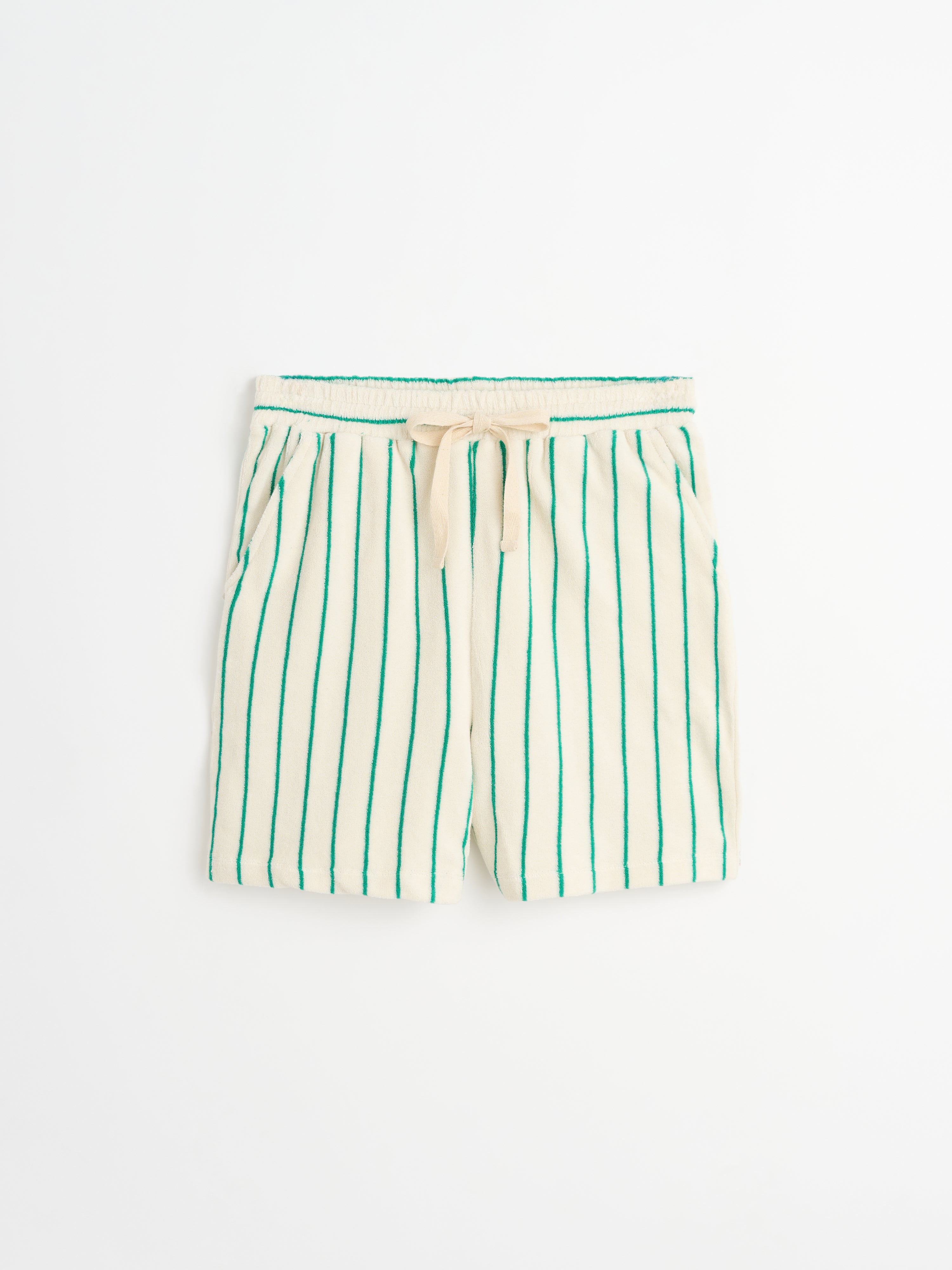 Naram Shorts, pure white & grass