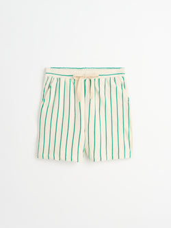 Naram Shorts, pure white & grass