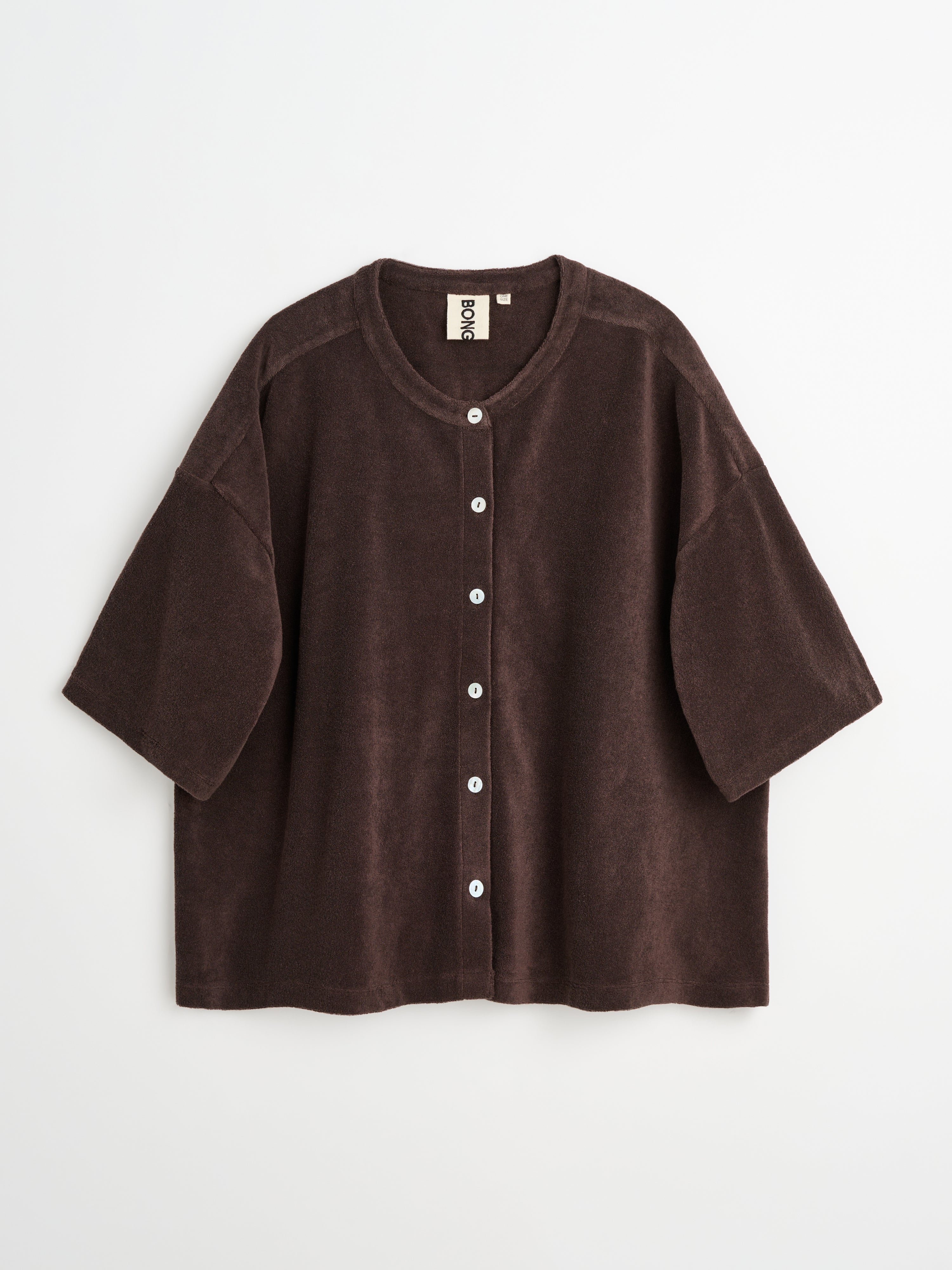 Naram Oversized Shirt, coffee