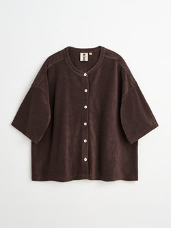 Naram Oversized Shirt, coffee