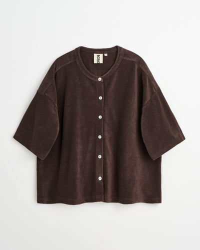 Naram Oversized Shirt, coffee