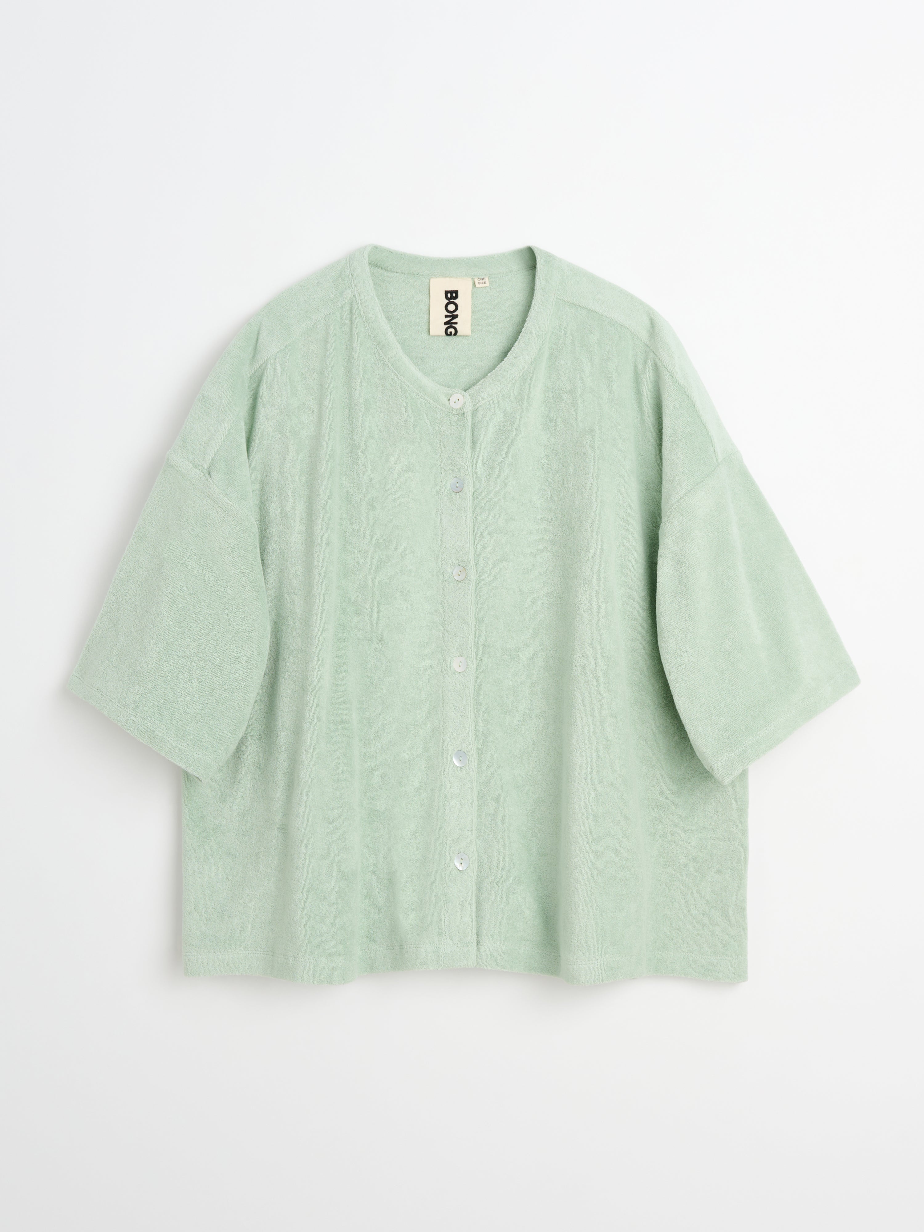 Naram Oversized Shirt, silver sage