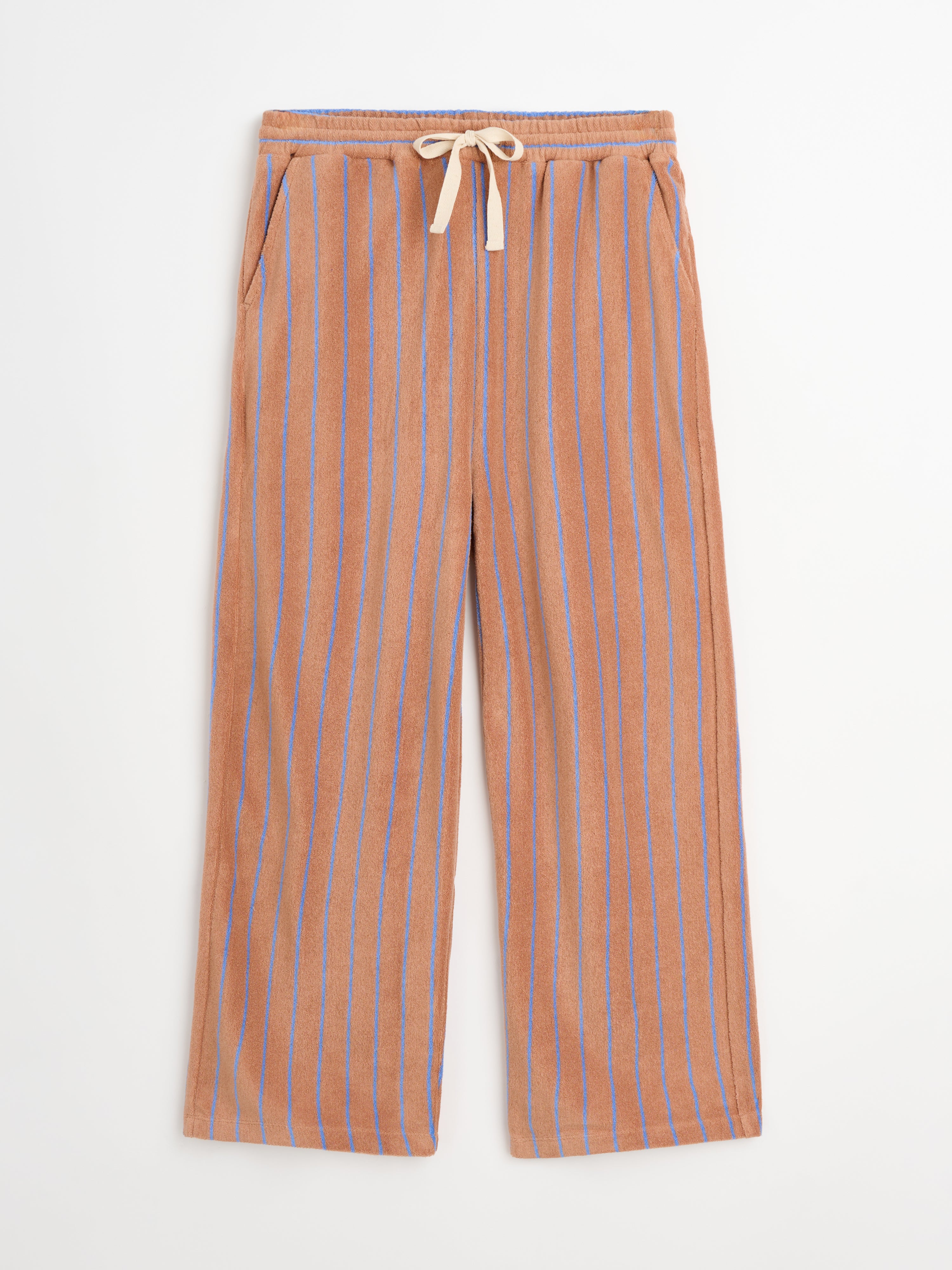 Naram Pants, camel & ultramarine