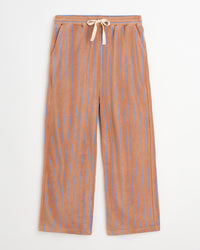 Naram Pants, camel & ultramarine