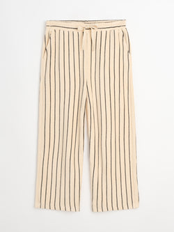 Naram Pants, creme & ink