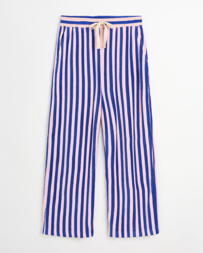 Naram Pants, dazzling blue & rose