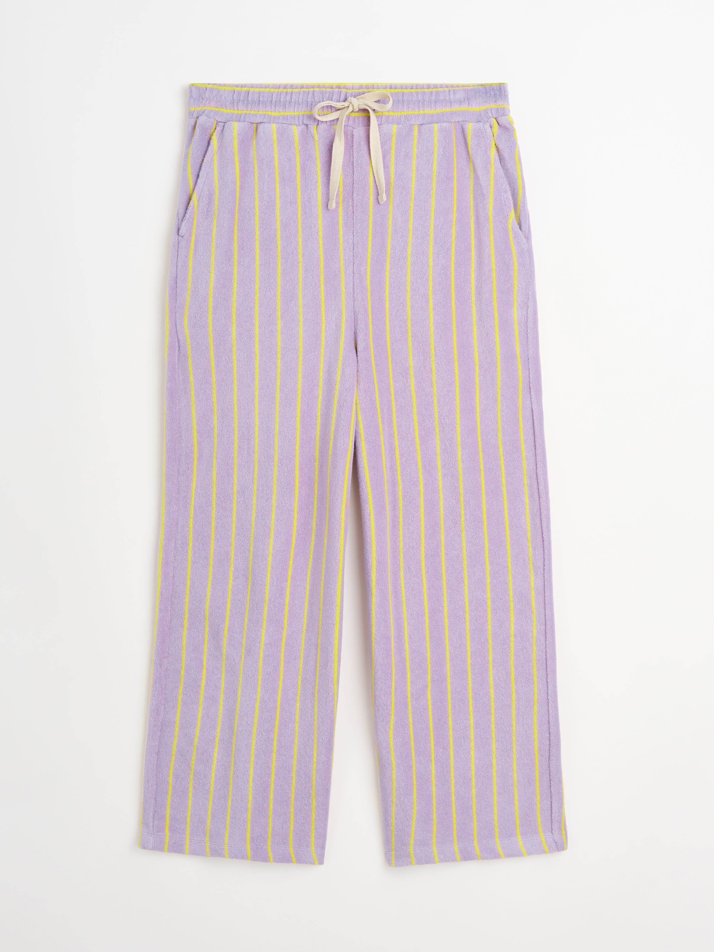 Naram Pants, lilac & neon yellow
