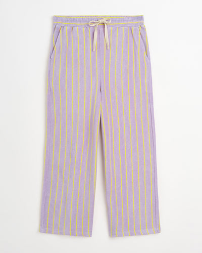 Naram Pants, lilac & neon yellow