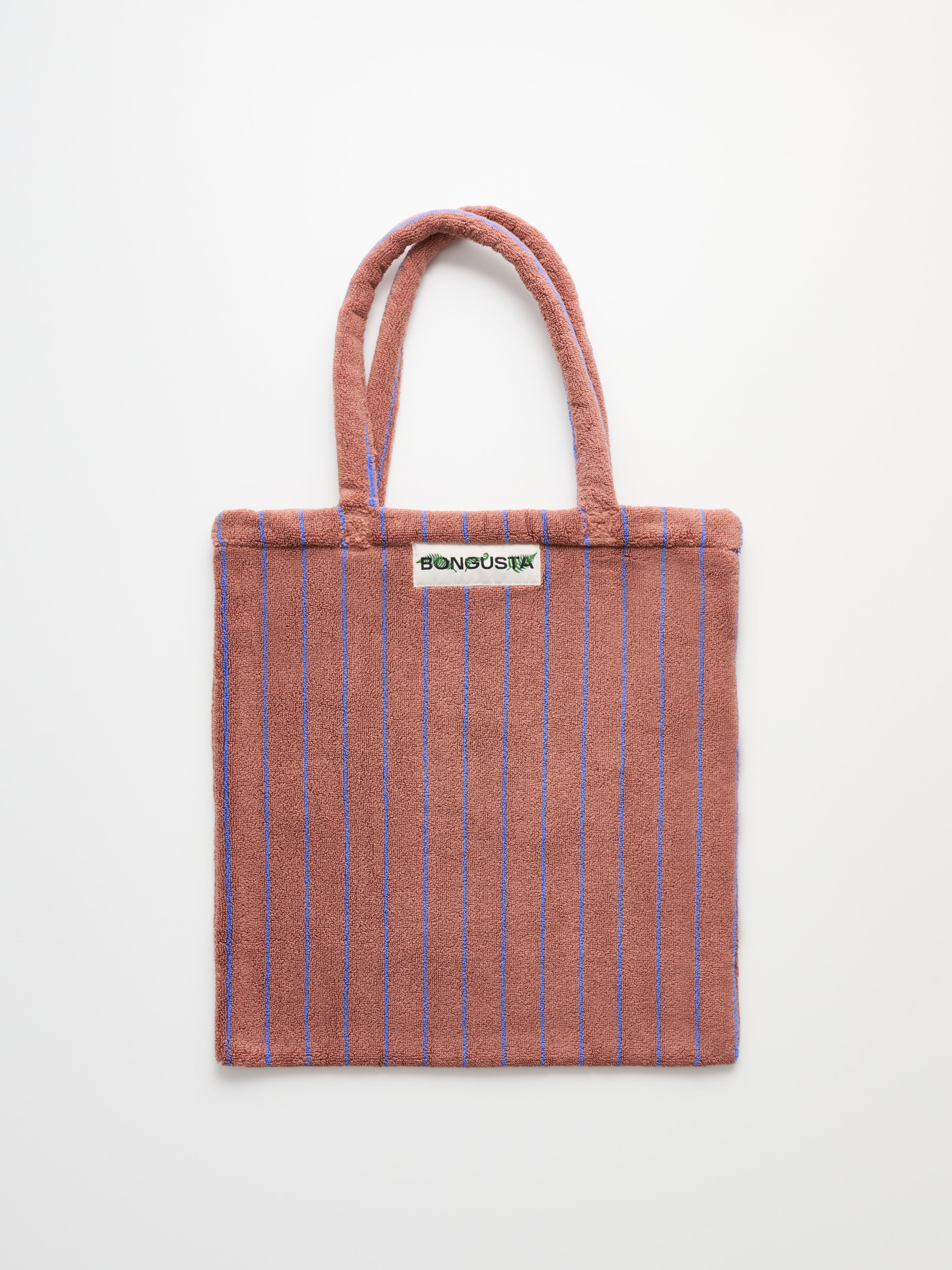 Naram Totebag, camel & ultramarine