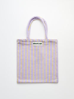 Naram Totebag, lilac & neon yellow