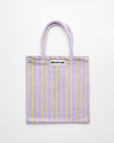 Naram Totebag, lilac & neon yellow
