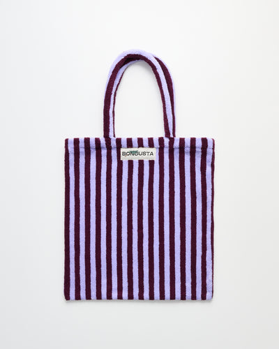 Naram Totebag, wine & lavender blue