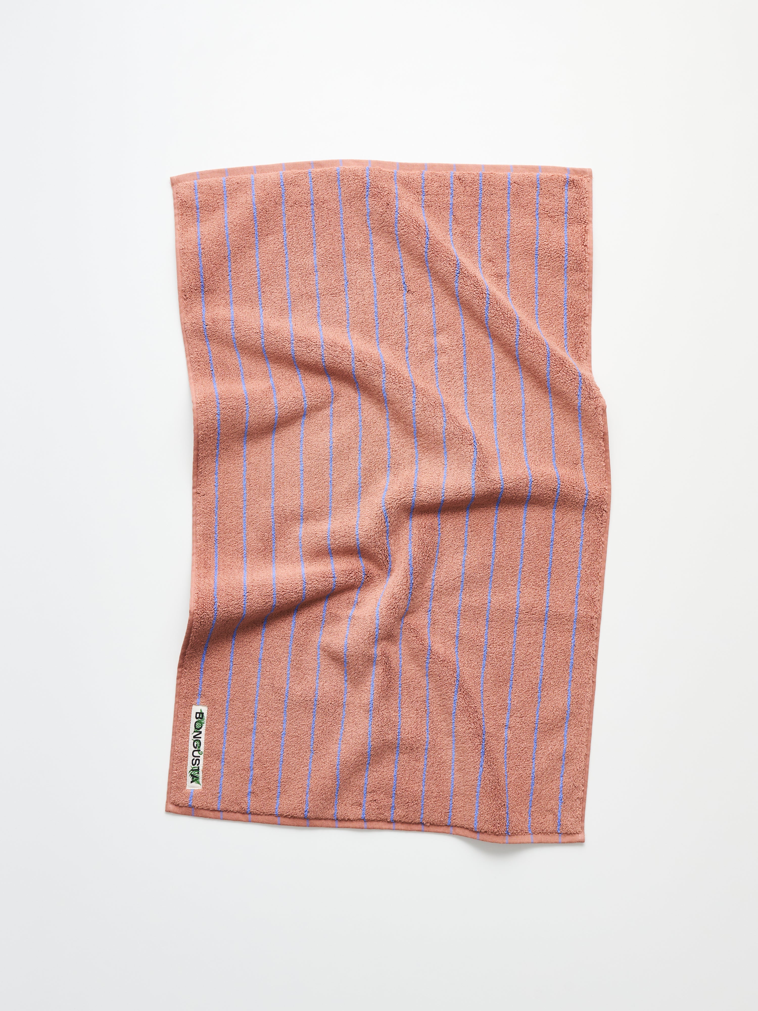 Naram Bath Mat, camel & ultramarine