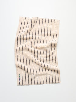 Naram Bath Mat, creme & ink