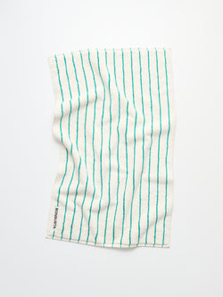 Naram Bath Mat, pure white & grass