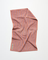 Naram Towels, camel & ultramarine