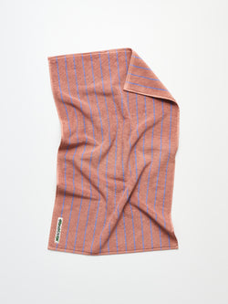 Naram Towels, camel & ultramarine