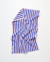 Naram Towels, dazzling blue & rose