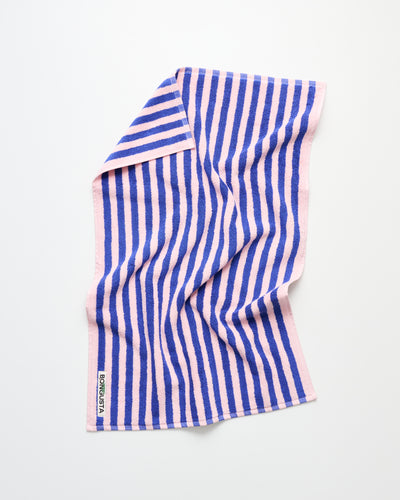 Naram Towels, dazzling blue & rose