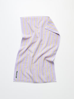 Naram Towels, lilac & neon yellow