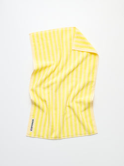 Naram Towels, pristine & neon yellow