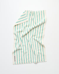 Naram Towels, pure white & grass