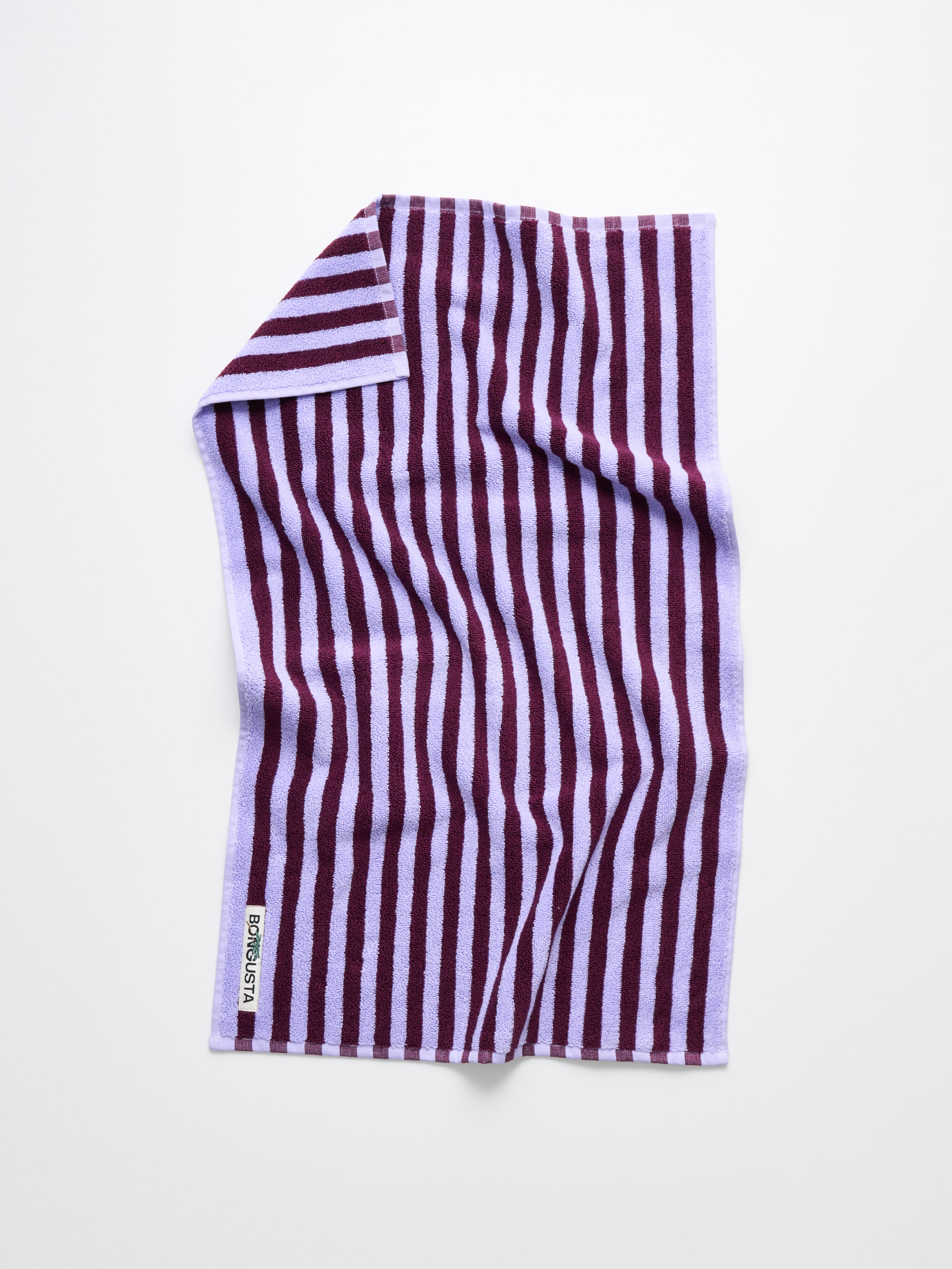 Naram Towels, wine & lavender blue