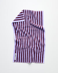 Naram Towels, wine & lavender blue