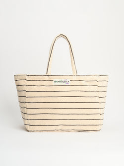 Naram Weekend Bag, creme & ink
