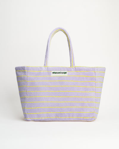 Naram Weekend Bag, lilac & neon yellow