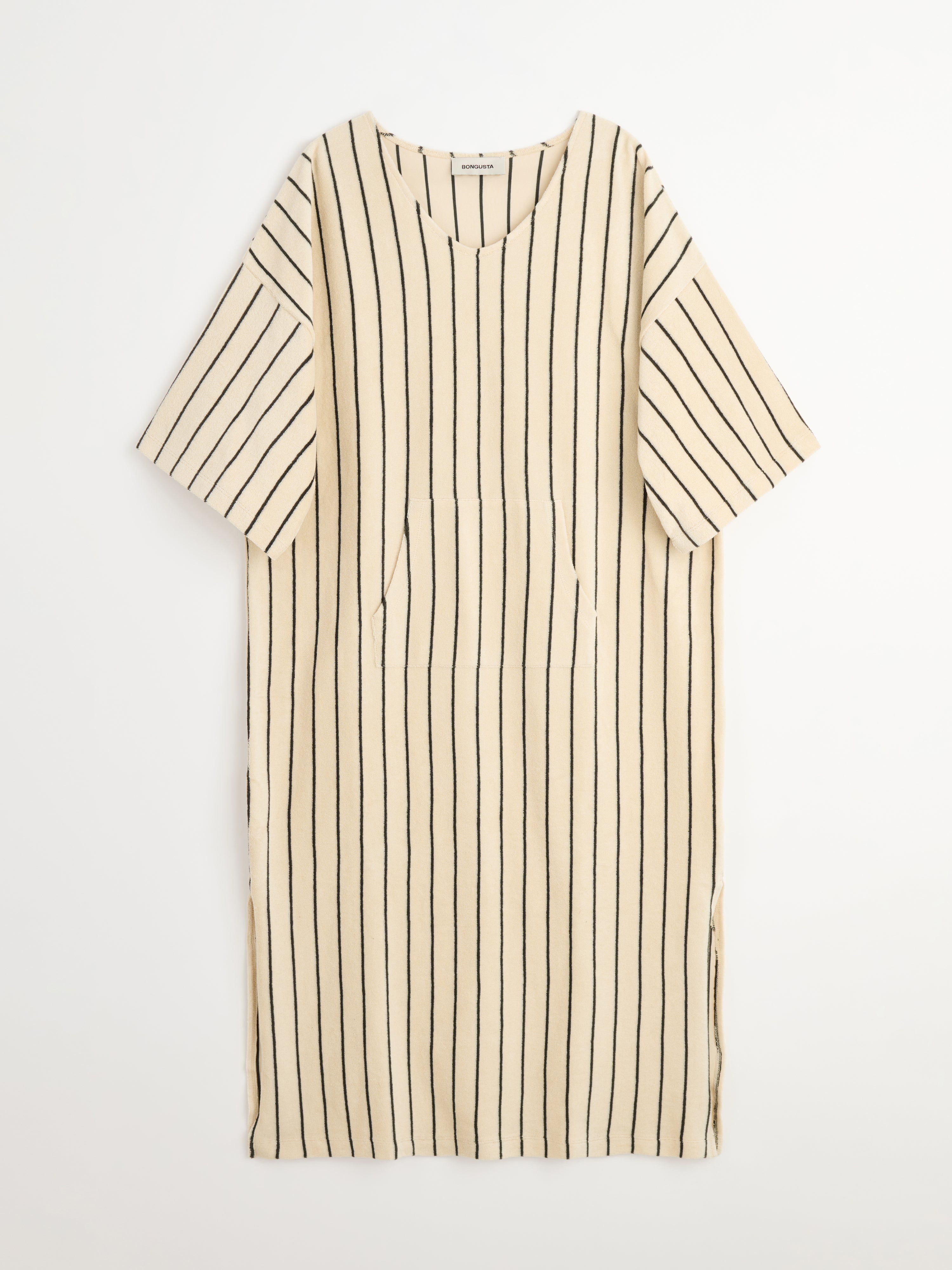 Naram Kaftan Dress, creme & ink