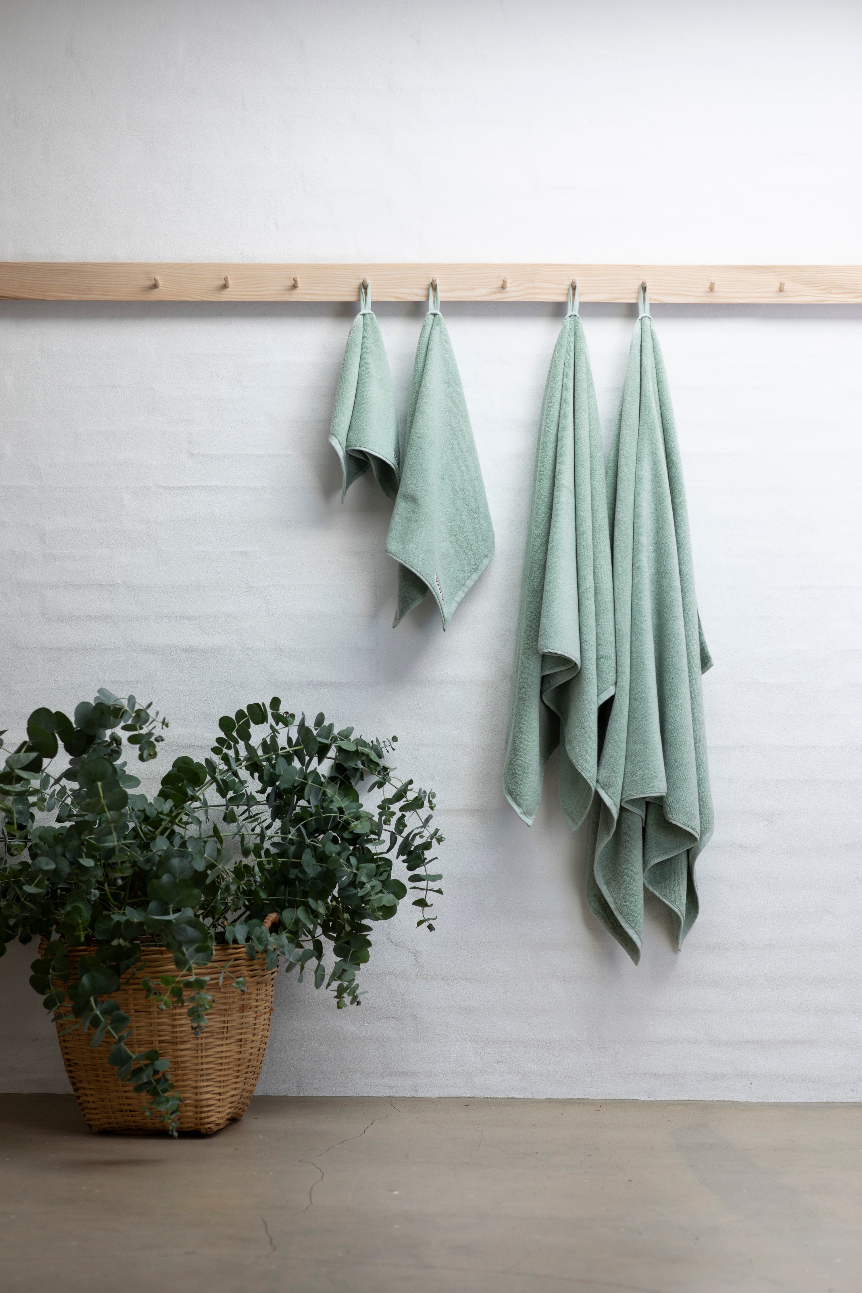 Naram Towels, silver sage