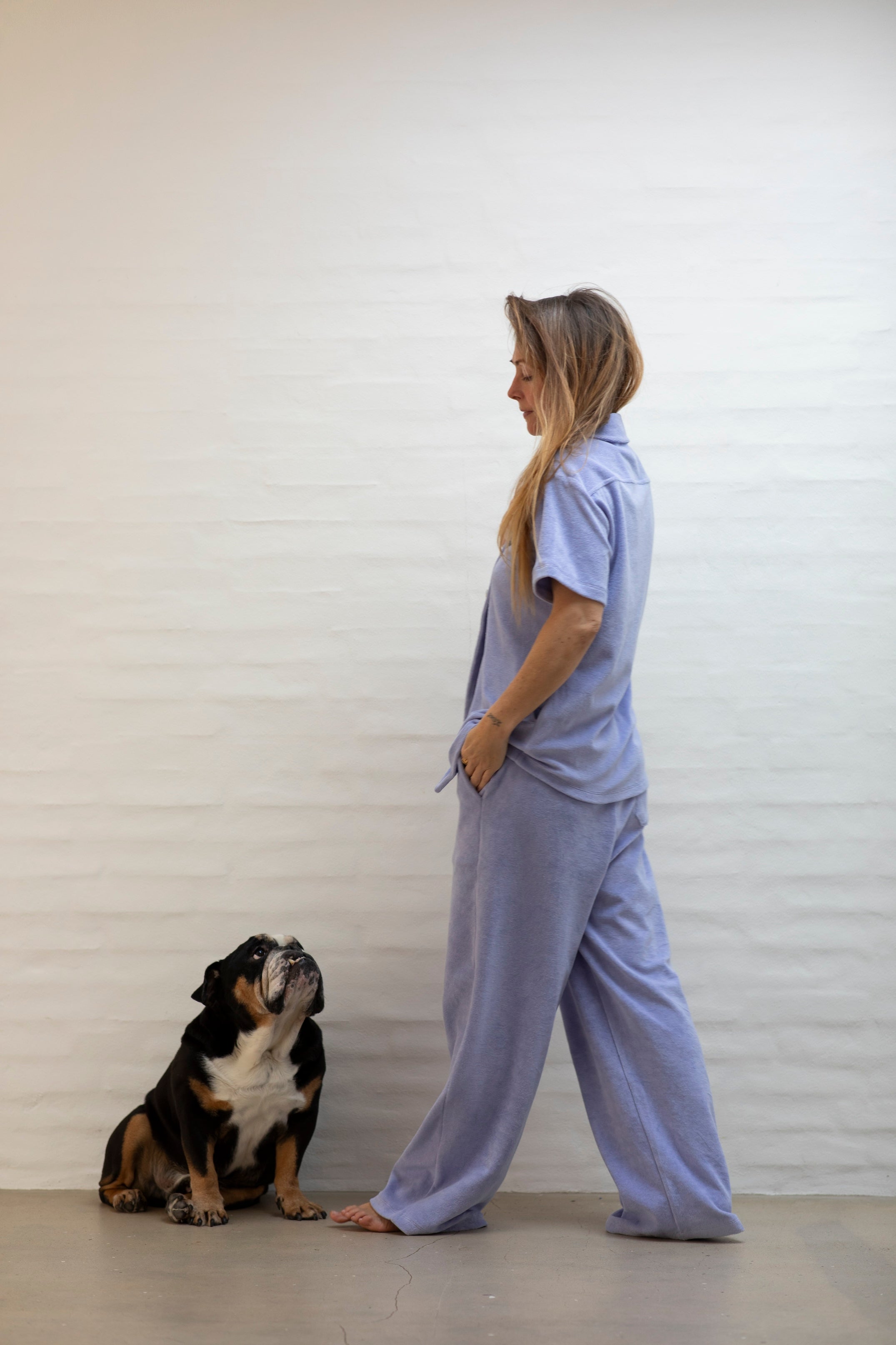 Naram Skjorte, lavender blue