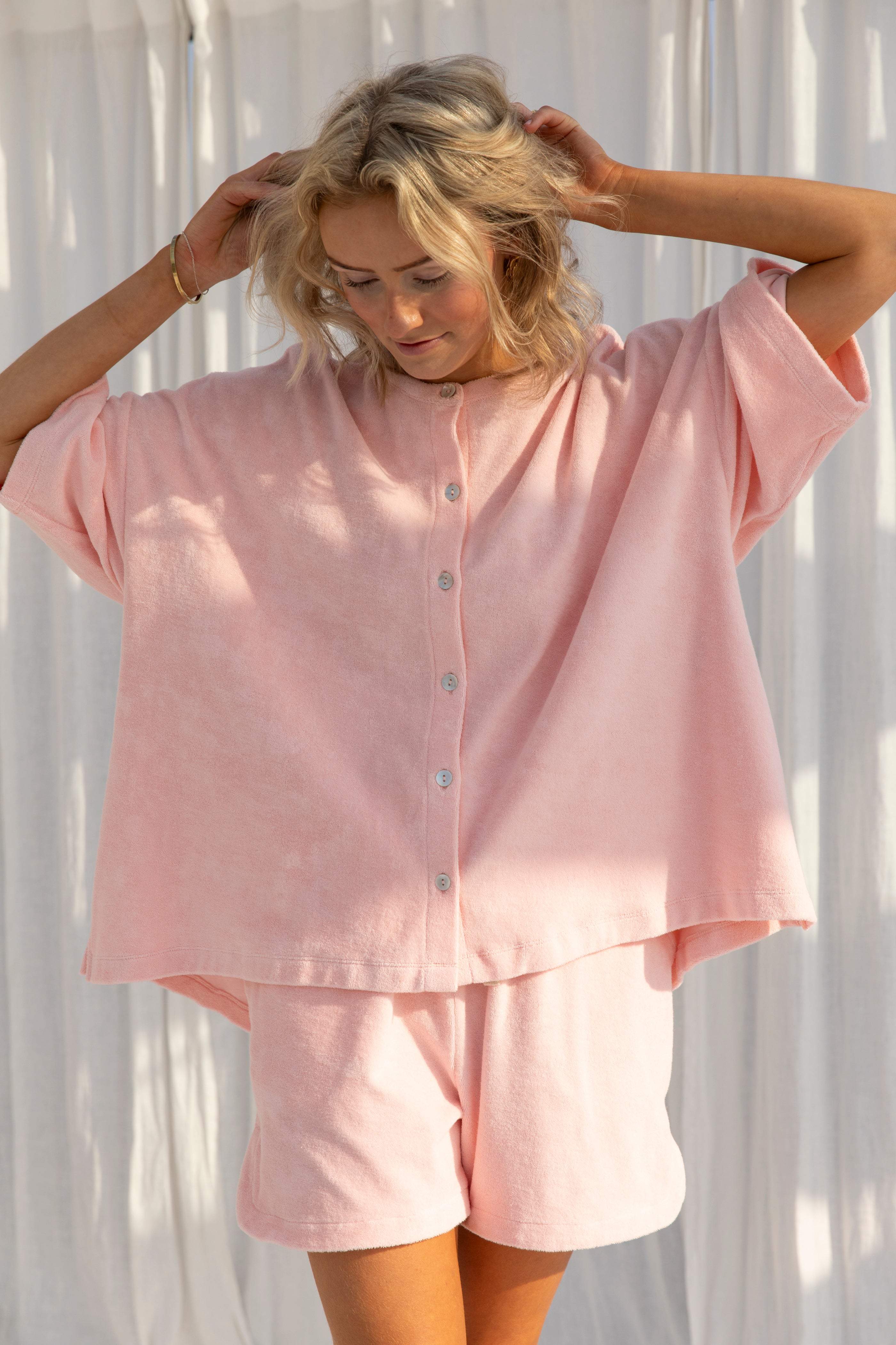 Naram Oversize Skjorte, blush