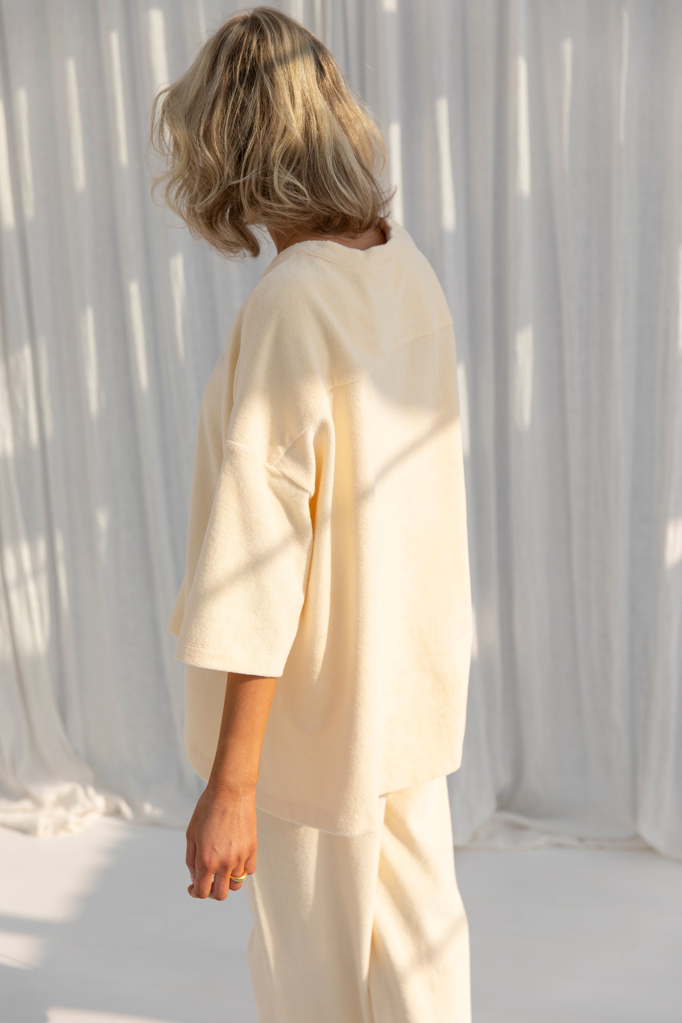 Naram Oversized Shirt, vanilla