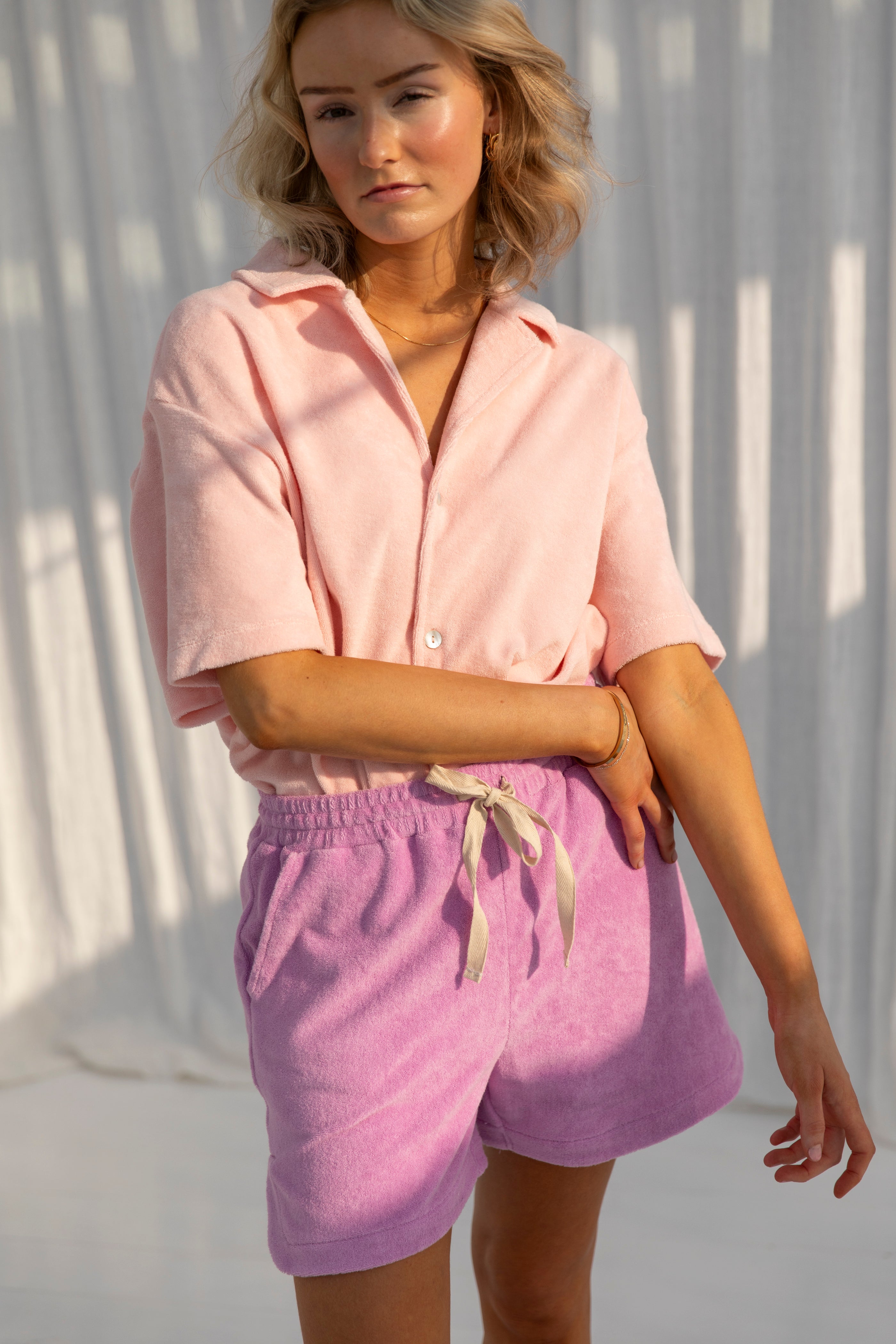 Naram Gym Shorts, soft fuchsia