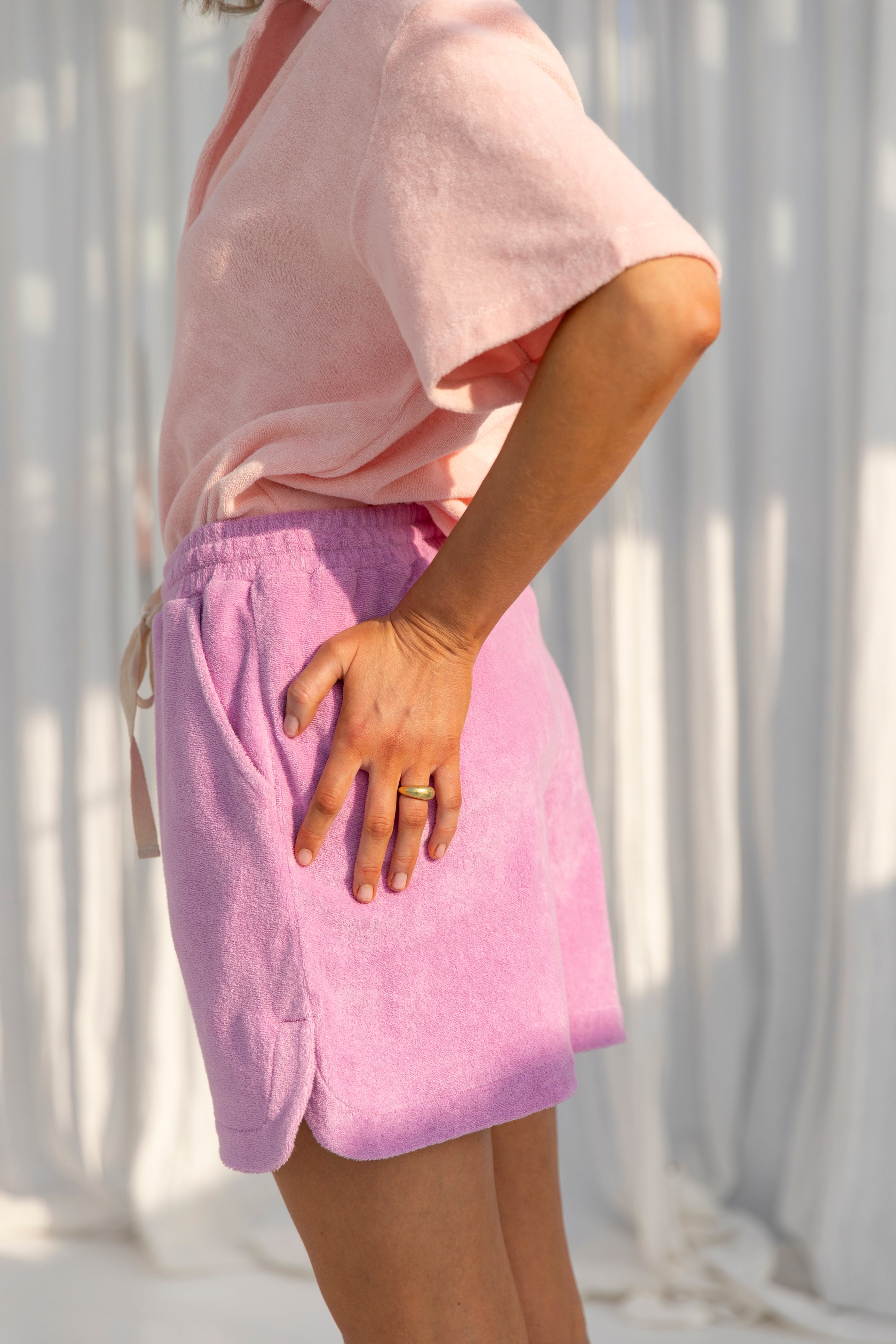 Naram Gym Shorts, soft fuchsia