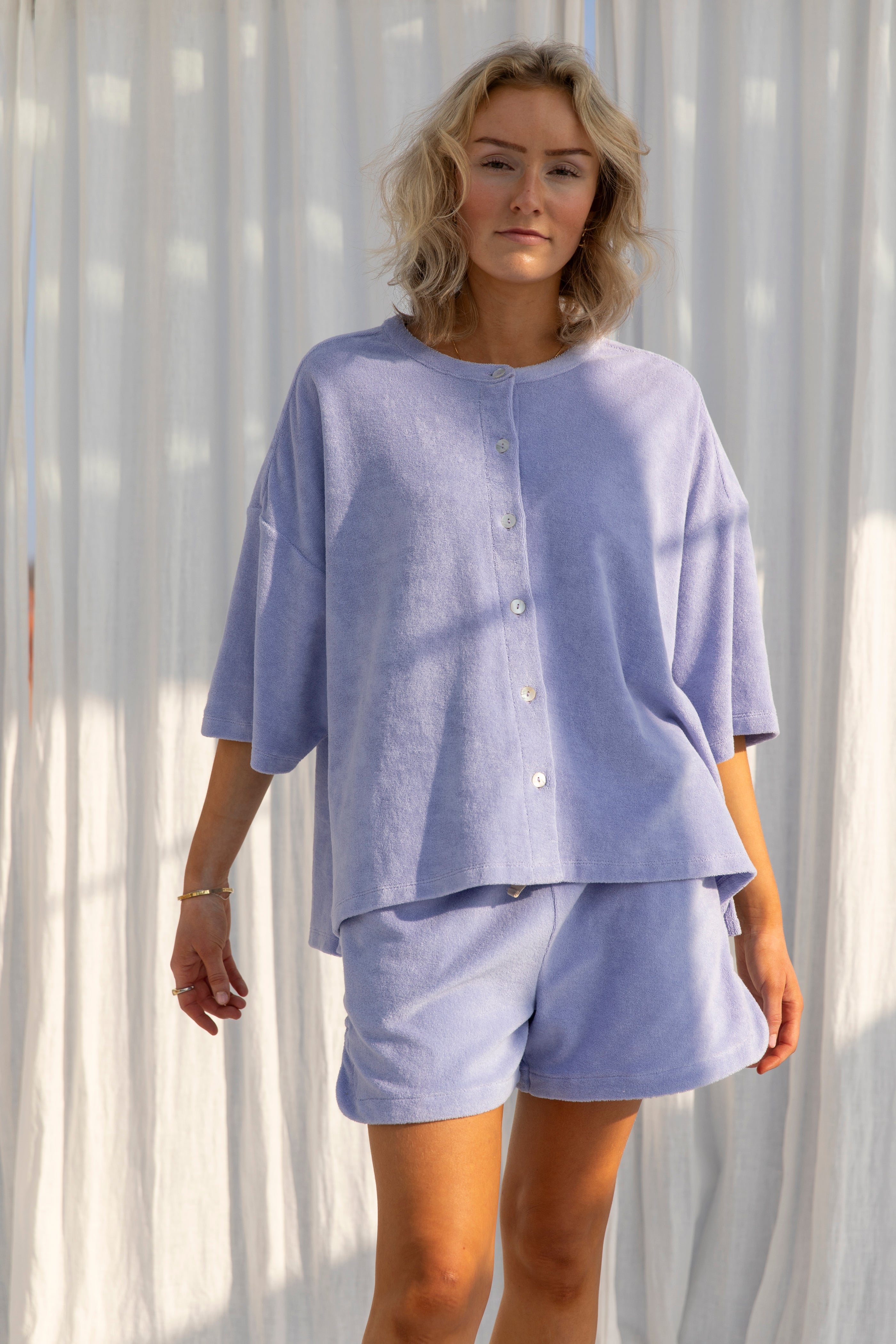 Naram Gym Shorts, lavender blue