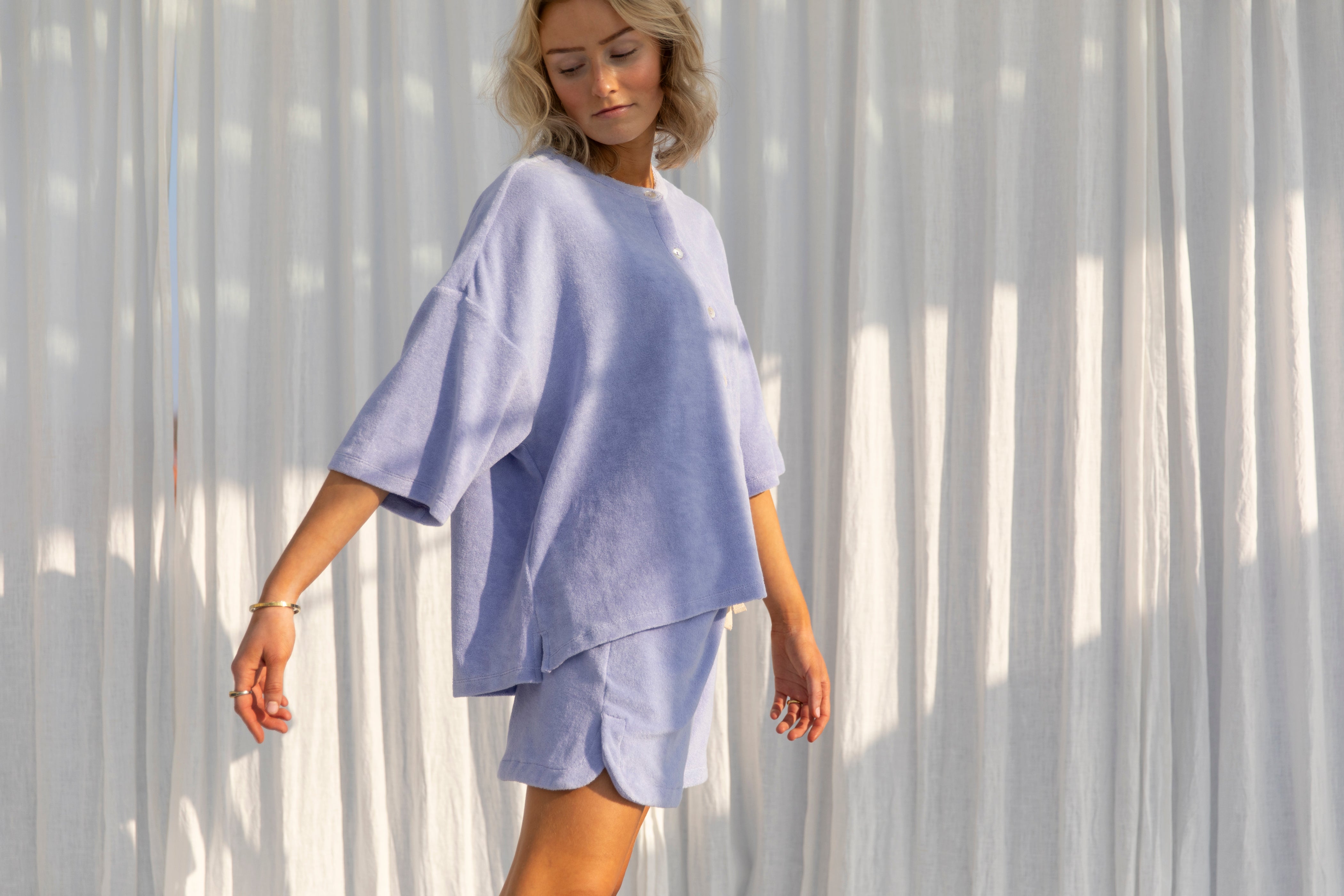 Naram Gym Shorts, lavender blue