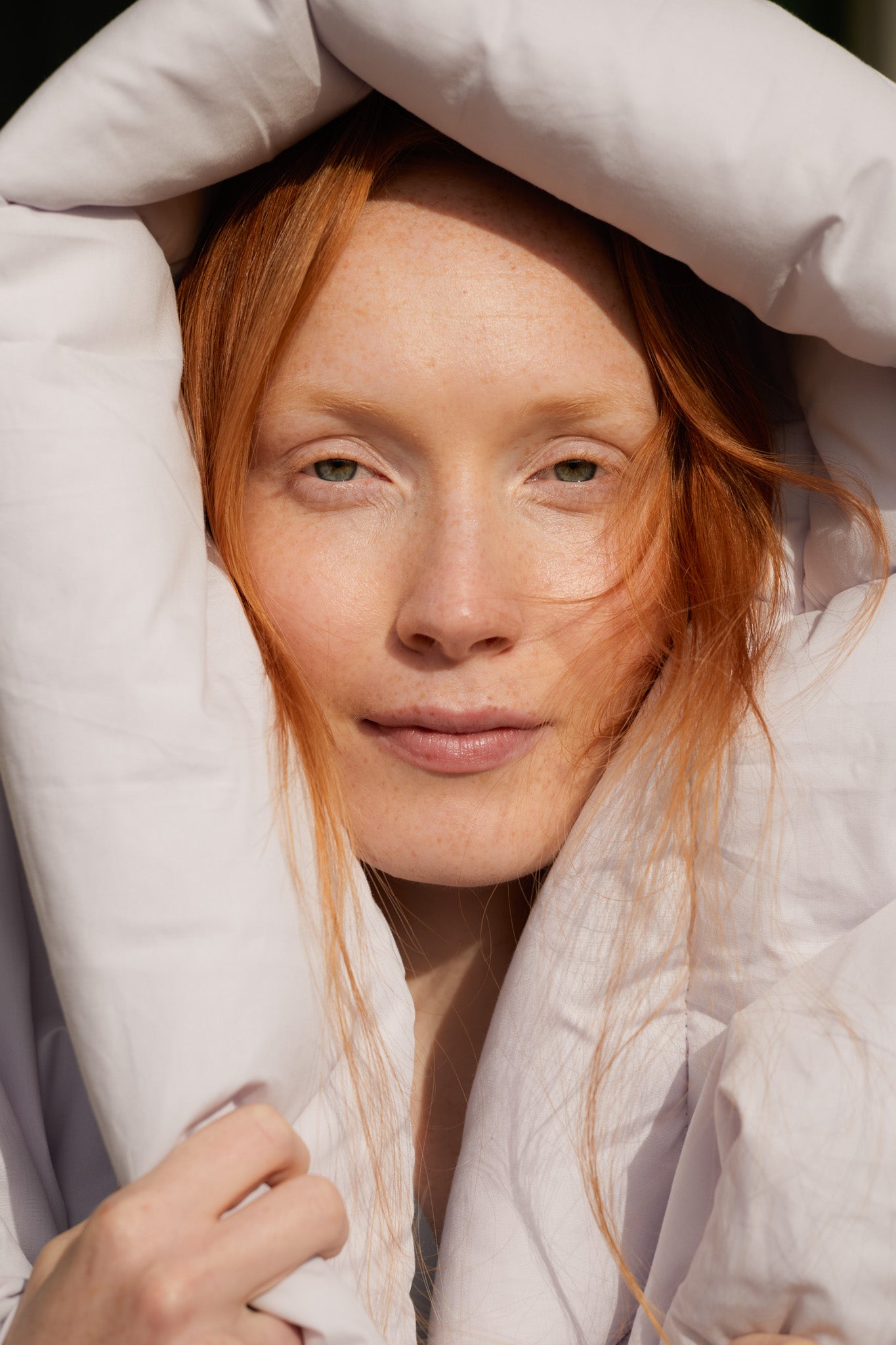 Puffy Blanket, dove grey