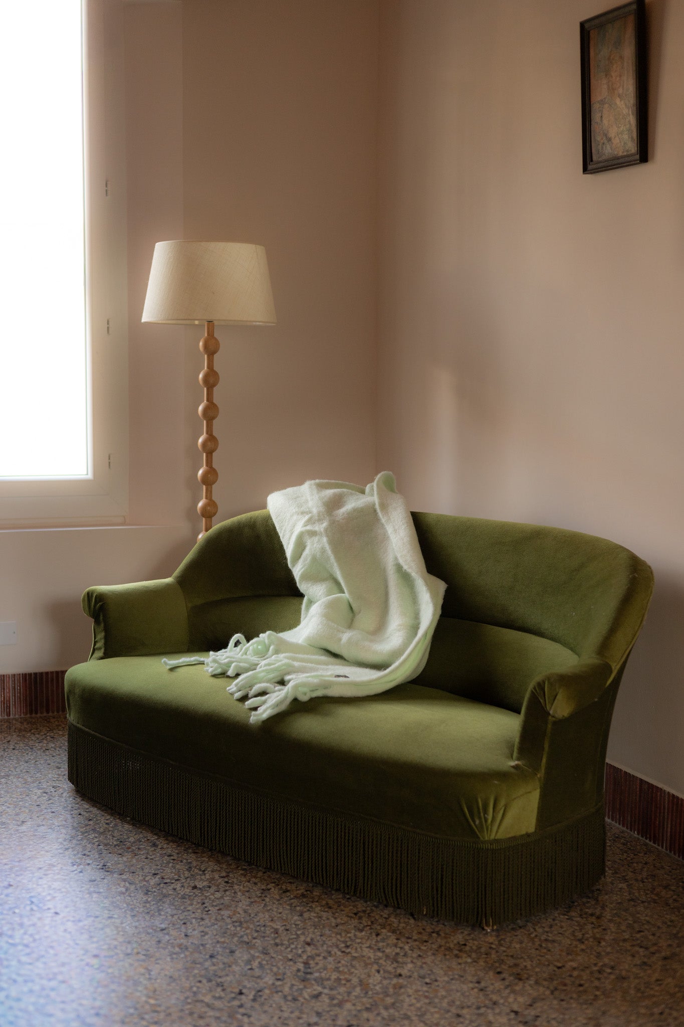 Weekend Plaid, creme & mint